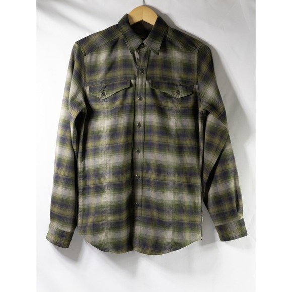 Royal Robbins Other - Royal Robbins Mens Plaid Flannel Shirt Green Navy Blue Long Sleeve Small Regular